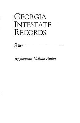 Georgia intestate records cover image