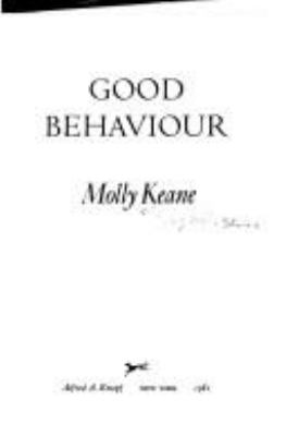 Good behaviour cover image