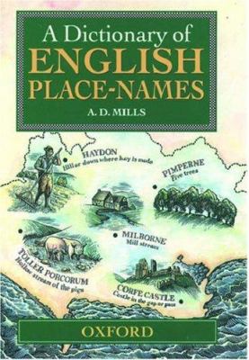 A dictionary of English place names cover image
