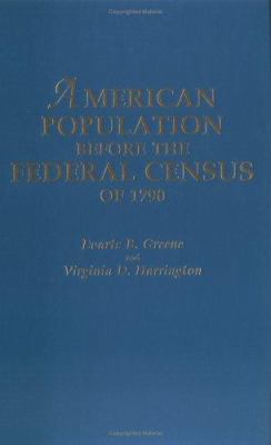 American population before the Federal census of 1790 cover image
