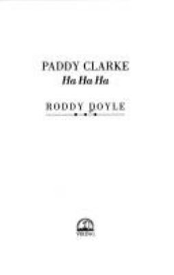 Paddy Clarke, ha-ha-ha cover image