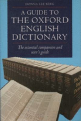 A guide to the Oxford English dictionary cover image