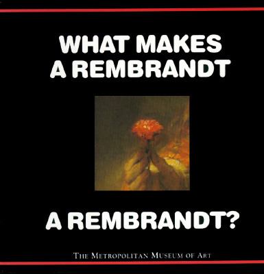 What makes a Rembrandt a Rembrandt? cover image