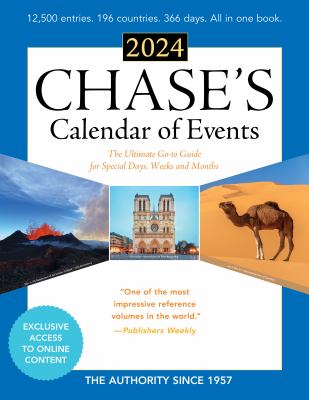Chase's calendar of events cover image