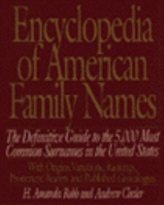 Encyclopedia of American family names cover image