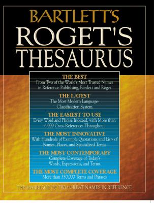 Bartlett's Roget's thesaurus cover image