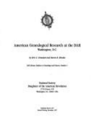 American genealogical research at the DAR, Washington, D.C. cover image