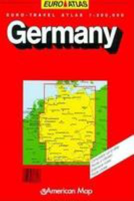 Euro-travel atlas 1:300,000. Germany completely up to date, points of interest, extensive index, postal codes cover image cdn