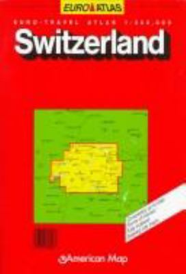 Euro-travel atlas 1:300,000. Switzerland cover image