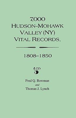 7,000 Hudson-Mohawk Valley (NY) vital records, 1808-1850  cover image cdn