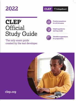 CLEP : official study guide cover image