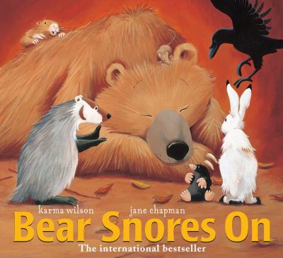 Bear snores on cover image