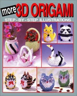 More 3D origami : step-by-step illustrations  cover image cdn