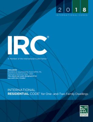International residential code for one- and two-family dwellings cover image