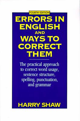 Errors in English and ways to correct them cover image