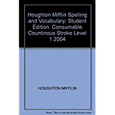 Houghton Mifflin spelling and vocabulary cover image