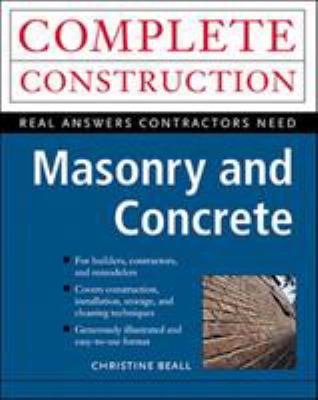 Masonry and concrete : for residential construction cover image