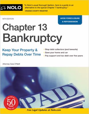 Chapter 13 bankruptcy : repay your debts cover image