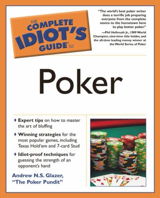 The complete idiot's guide to poker cover image