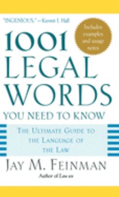 1001 legal words you need to know cover image