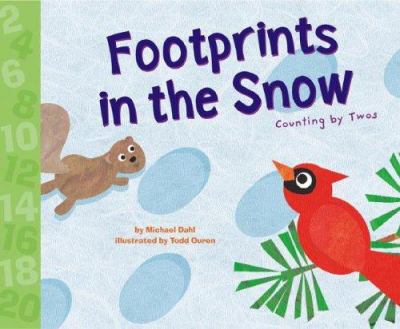 Footprints in the snow : counting by twos  cover image cdn