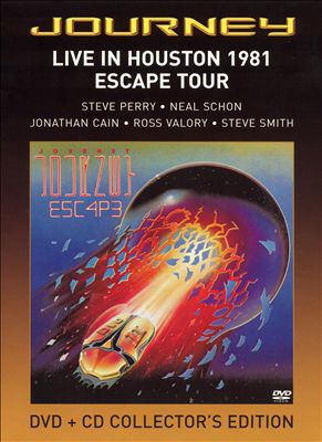 Journey Live in Houston 1981, Escape tour cover image