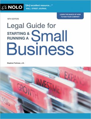 The legal guide for starting & running a small business cover image