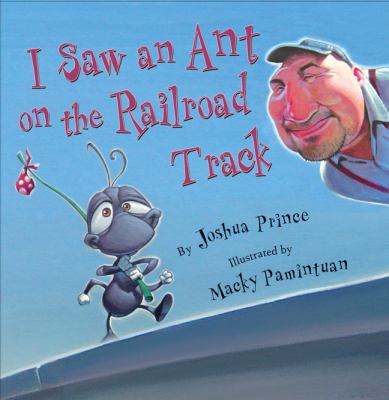 I saw an ant on the railroad track cover image