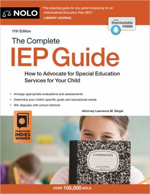 The complete IEP guide: how to advocate for special education services for your child cover image