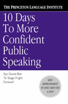 10 days to more confident public speaking cover image