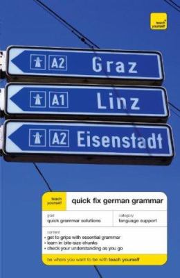 Teach yourself quick fix German grammar cover image
