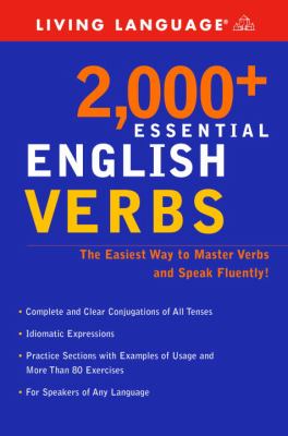 2,000+ essential English verbs : the easiest way to master verbs and speak fluently! cover image