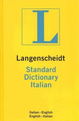 Langenscheidt standard Italian dictionary Italian-English, English-Italian cover image