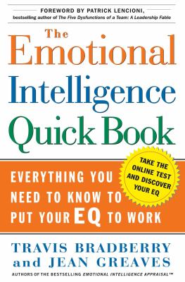 The emotional intelligence quick book : everything you need to know to put your EQ to work  cover image cdn