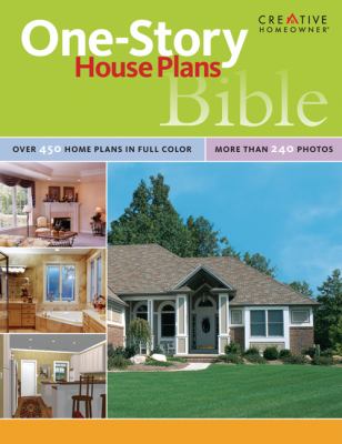 One story house plans bible cover image
