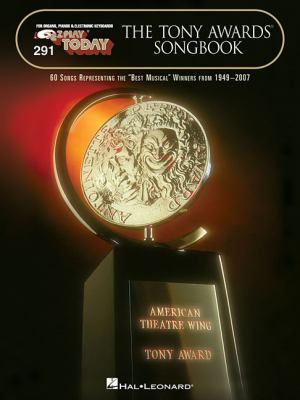 The Tony Awards songbook for organs, pianos & electronic keyboards cover image
