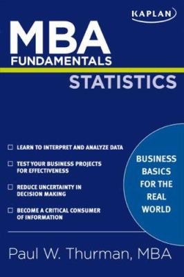 MBA fundamentals : statistics cover image