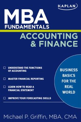 MBA fundamentals : accounting and finance cover image