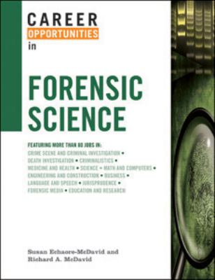 Career opportunities in forensic science cover image