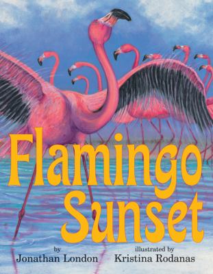 Flamingo sunset cover image