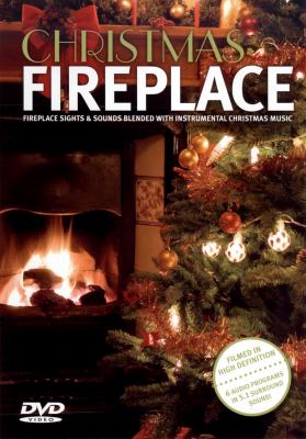 Christmas fireplace fireplace sights & sounds blended with instrumental Christmas music cover image