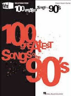 100 greatest songs of the '90s piano, vocal, guitar cover image