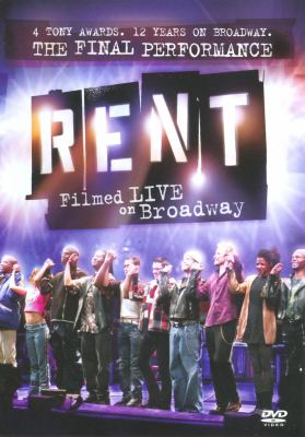 Rent filmed live on Broadway cover image cdn