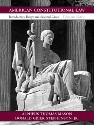 American constitutional law : introductory essays and selected cases  cover image cdn