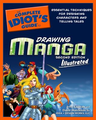 The complete idiot's guide to drawing manga, illustrated cover image