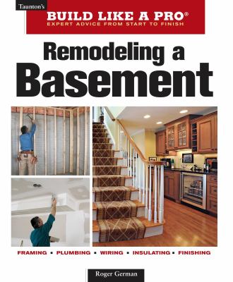 Remodeling a basement cover image