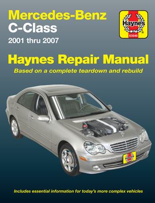 Mercedes-Benz C-class automotive repair manual cover image