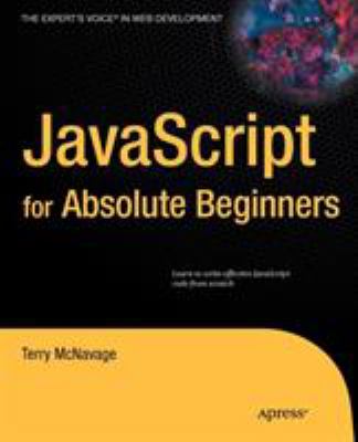 JavaScript for absolute beginners cover image