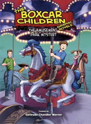 The boxcar children graphic novels. The amusement park mystery cover image