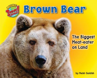Brown bear : the biggest meat-eater on land cover image